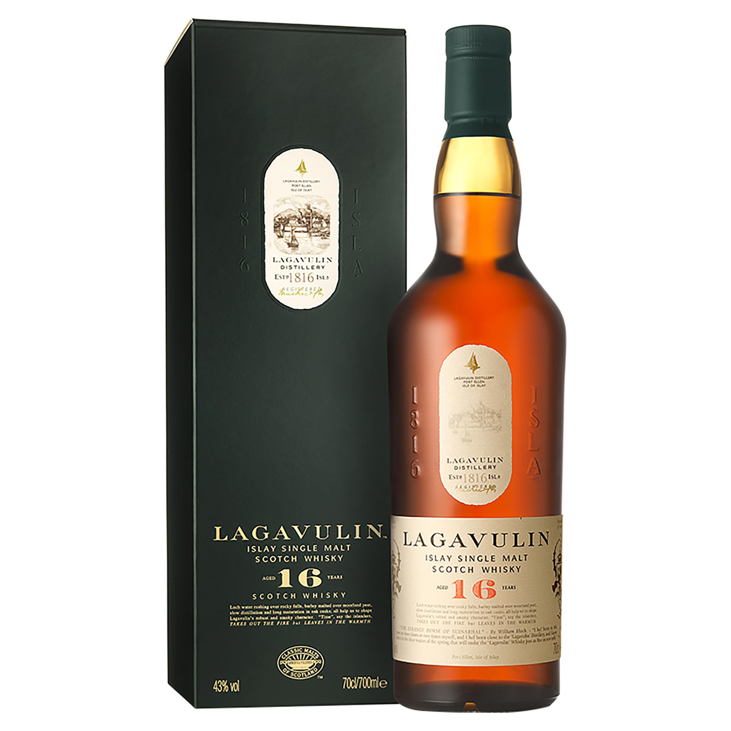 Lagavulin 16 Year Old Islay Single Malt Scotch Whisky | 43% vol